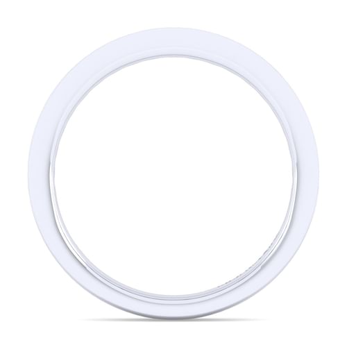 14K White Gold Matching Wedding Band