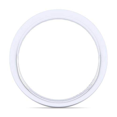 14K White Gold Matching Wedding Band