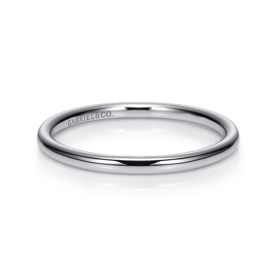 Gabriel - 14K White Gold Matching Wedding Band