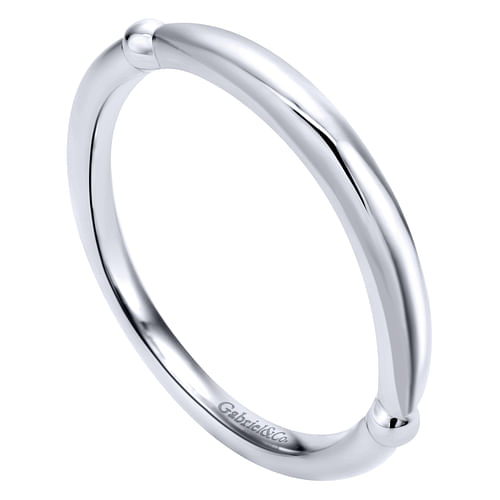 14K White Gold Matching Wedding Band