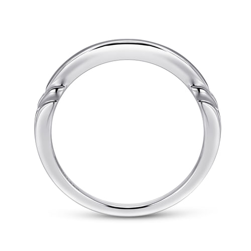 14K White Gold Matching Wedding Band