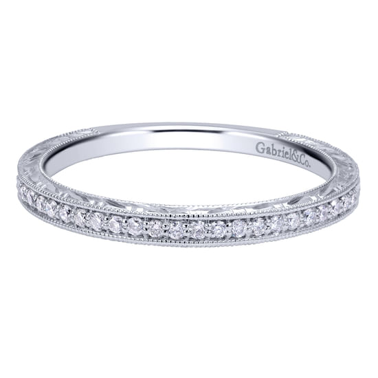 Gabriel - 14K White Gold Matching Wedding Band