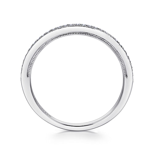 14K White Gold Matching Wedding Band