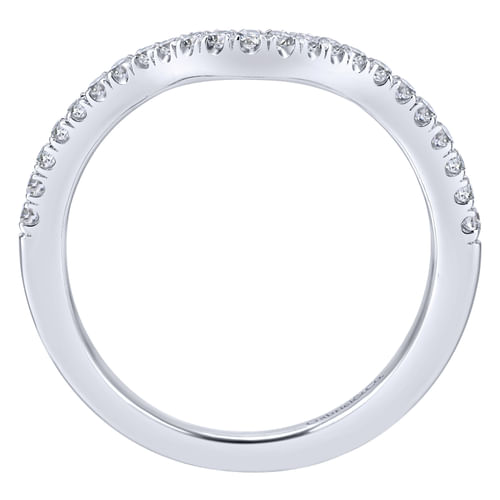 14K White Gold Matching Wedding Band