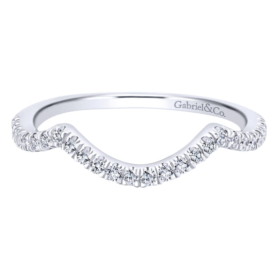 Gabriel - 14K White Gold Matching Wedding Band