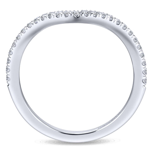 14K White Gold Matching Wedding Band