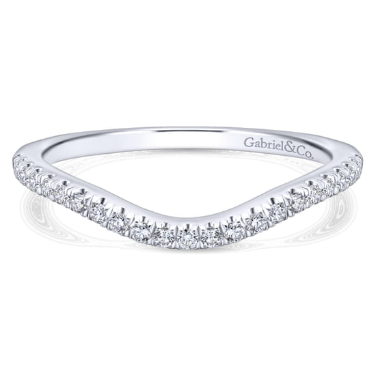 Gabriel - 14K White Gold Matching Wedding Band