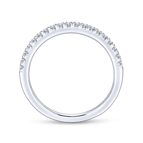 14K White Gold Matching Wedding Band