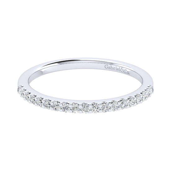 Gabriel - 14K White Gold Matching Wedding Band