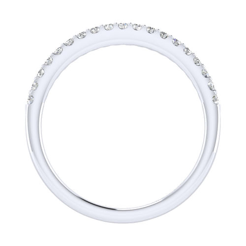 14K White Gold Matching Wedding Band