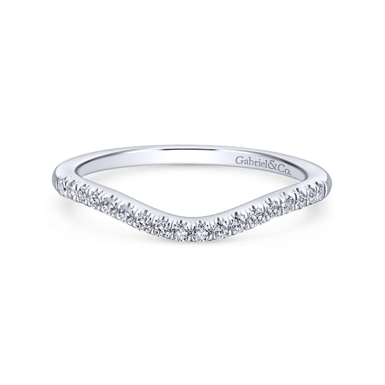 Gabriel - 14K White Gold Matching Wedding Band