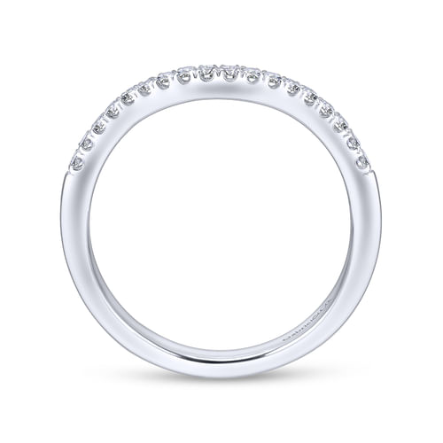 14K White Gold Matching Wedding Band