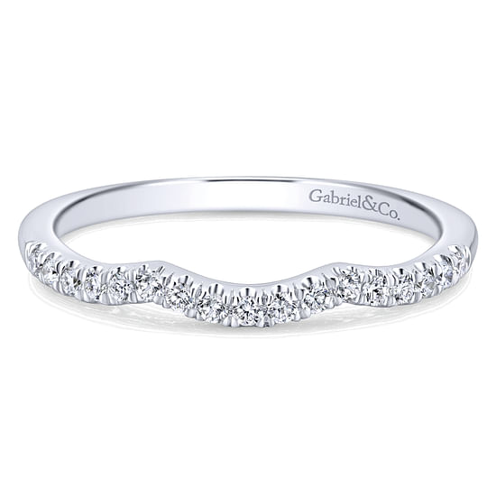 Gabriel - 14K White Gold Matching Wedding Band