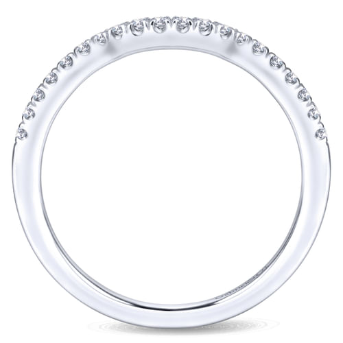 14K White Gold Matching Wedding Band