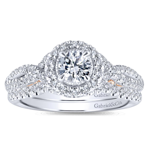 14K White Gold Matching Wedding Band