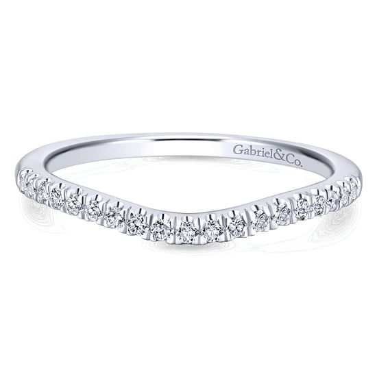 Gabriel - 14K White Gold Matching Wedding Band