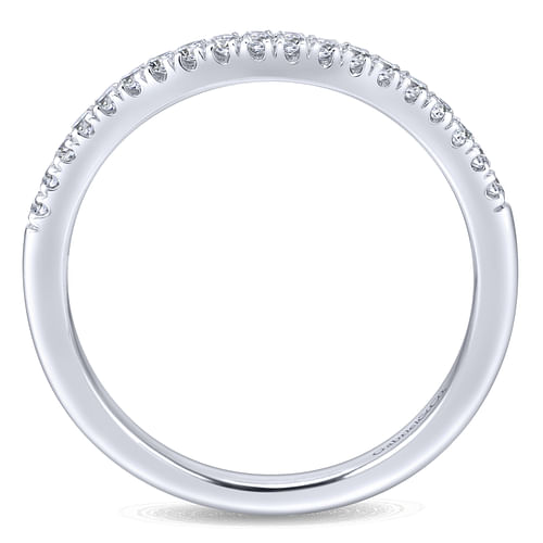 14K White Gold Matching Wedding Band