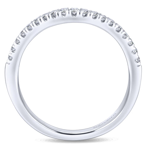14K White Gold Matching Wedding Band