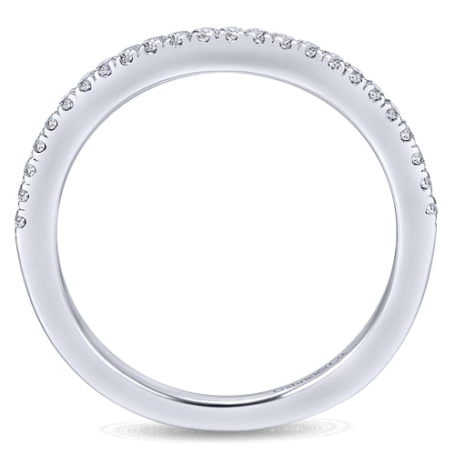 14K White Gold Matching Wedding Band