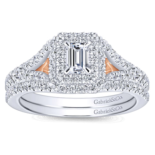 14K White Gold Matching Wedding Band