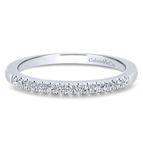 Gabriel - 14K White Gold Matching Wedding Band