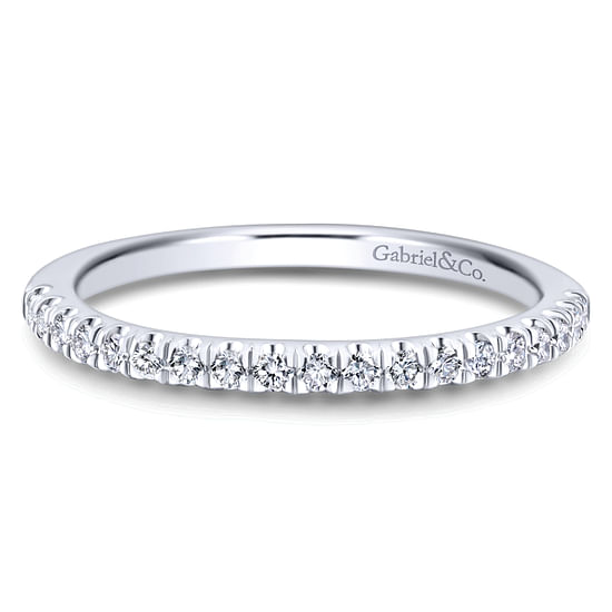 Gabriel - 14K White Gold Matching Wedding Band