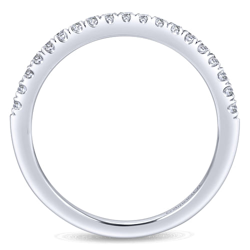 14K White Gold Matching Wedding Band