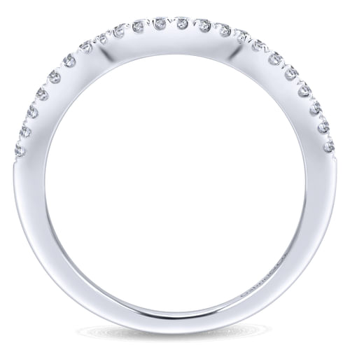 14K White Gold Matching Wedding Band