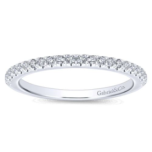 14K White Gold Matching Wedding Band