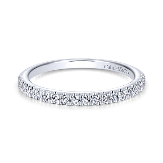 Gabriel - 14K White Gold Matching Wedding Band