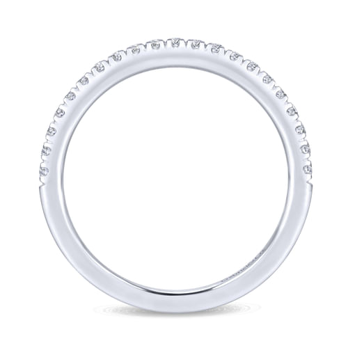14K White Gold Matching Wedding Band