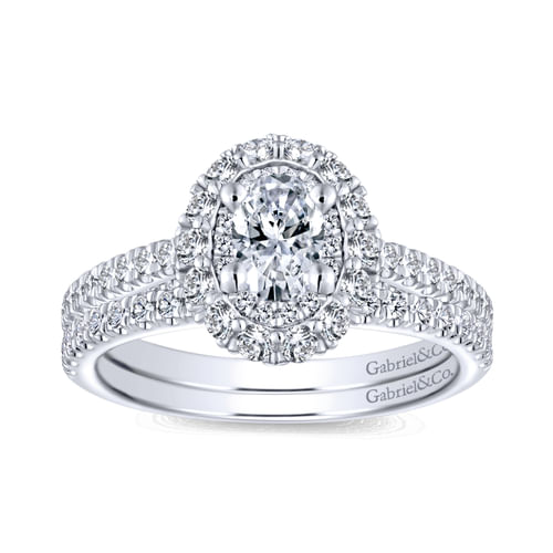 14K White Gold Matching Wedding Band
