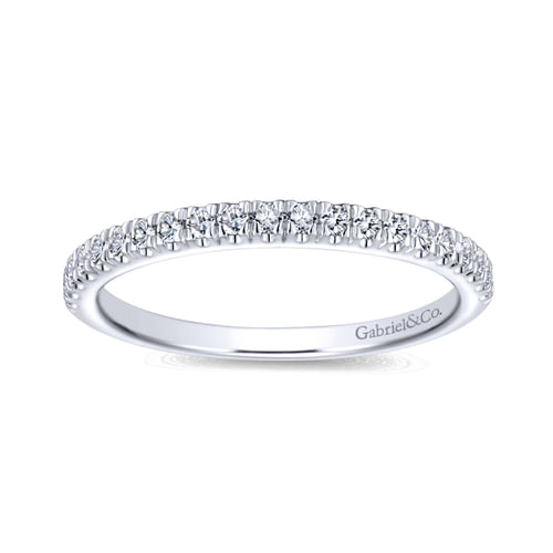 14K White Gold Matching Wedding Band
