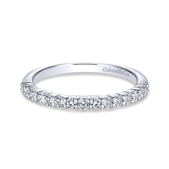 Gabriel - 14K White Gold Matching Wedding Band