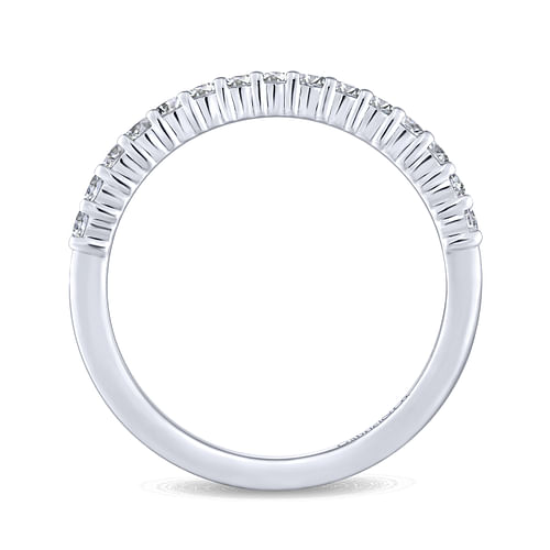 14K White Gold Matching Wedding Band