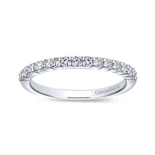 14K White Gold Matching Wedding Band