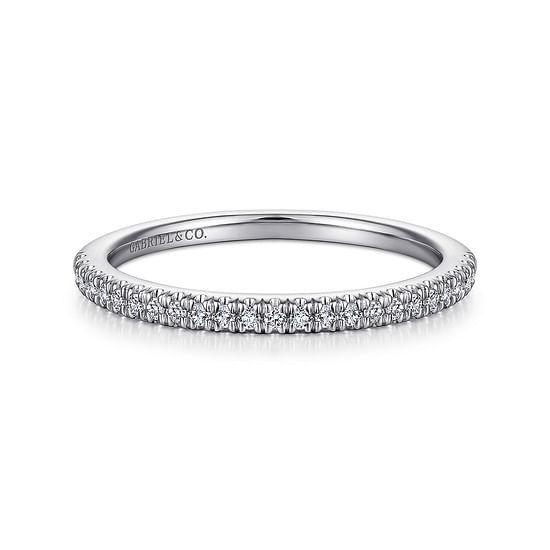 Gabriel - 14K White Gold Matching Wedding Band