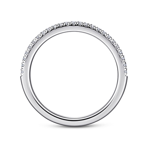 14K White Gold Matching Wedding Band