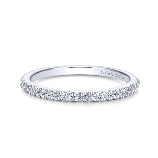 Gabriel - 14K White Gold Matching Wedding Band
