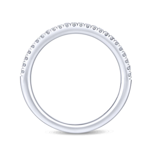 14K White Gold Matching Wedding Band