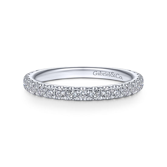 Gabriel - 14K White Gold Matching Wedding Band