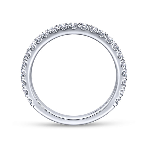 14K White Gold Matching Wedding Band