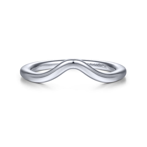 14K White Gold Matching Wedding Band