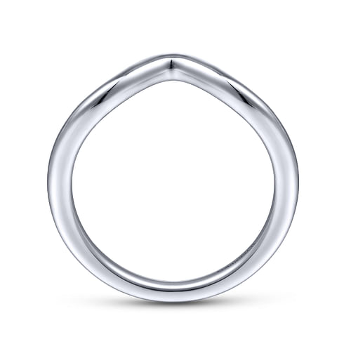 14K White Gold Matching Wedding Band