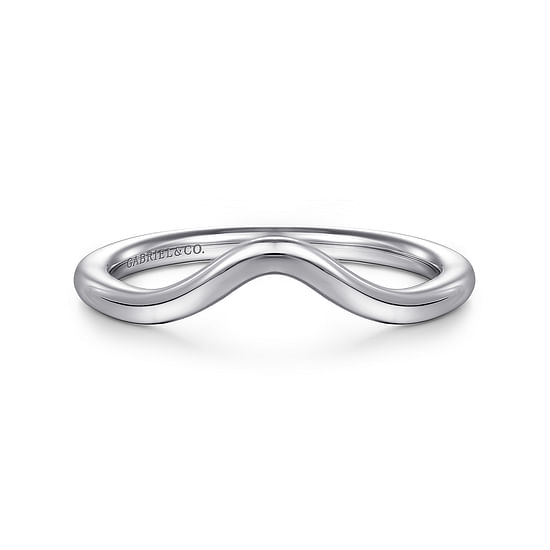 Gabriel - 14K White Gold Matching Wedding Band