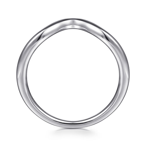 14K White Gold Matching Wedding Band