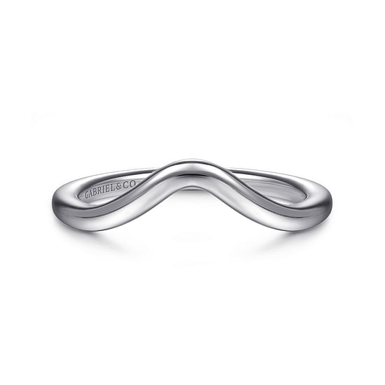 Gabriel - 14K White Gold Matching Wedding Band