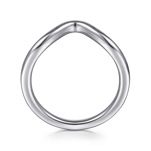 14K White Gold Matching Wedding Band