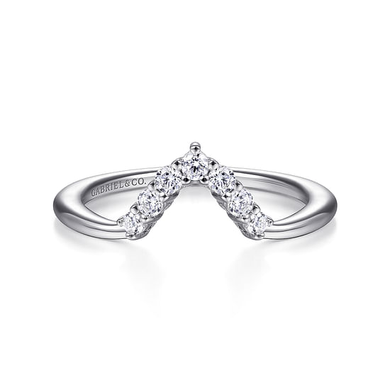 Gabriel - 14K White Gold Matching Wedding Band