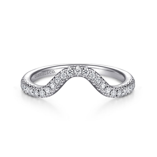 Gabriel - 14K White Gold Matching Wedding Band